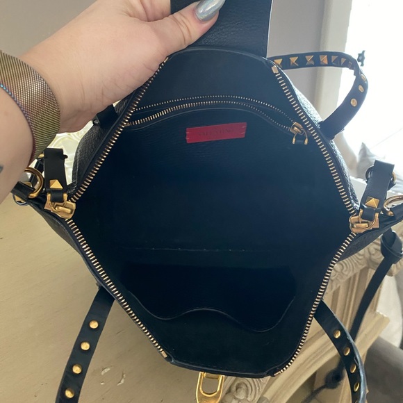 SOLD Valentino black small grainy rockstud hype - Picture 4 of 8